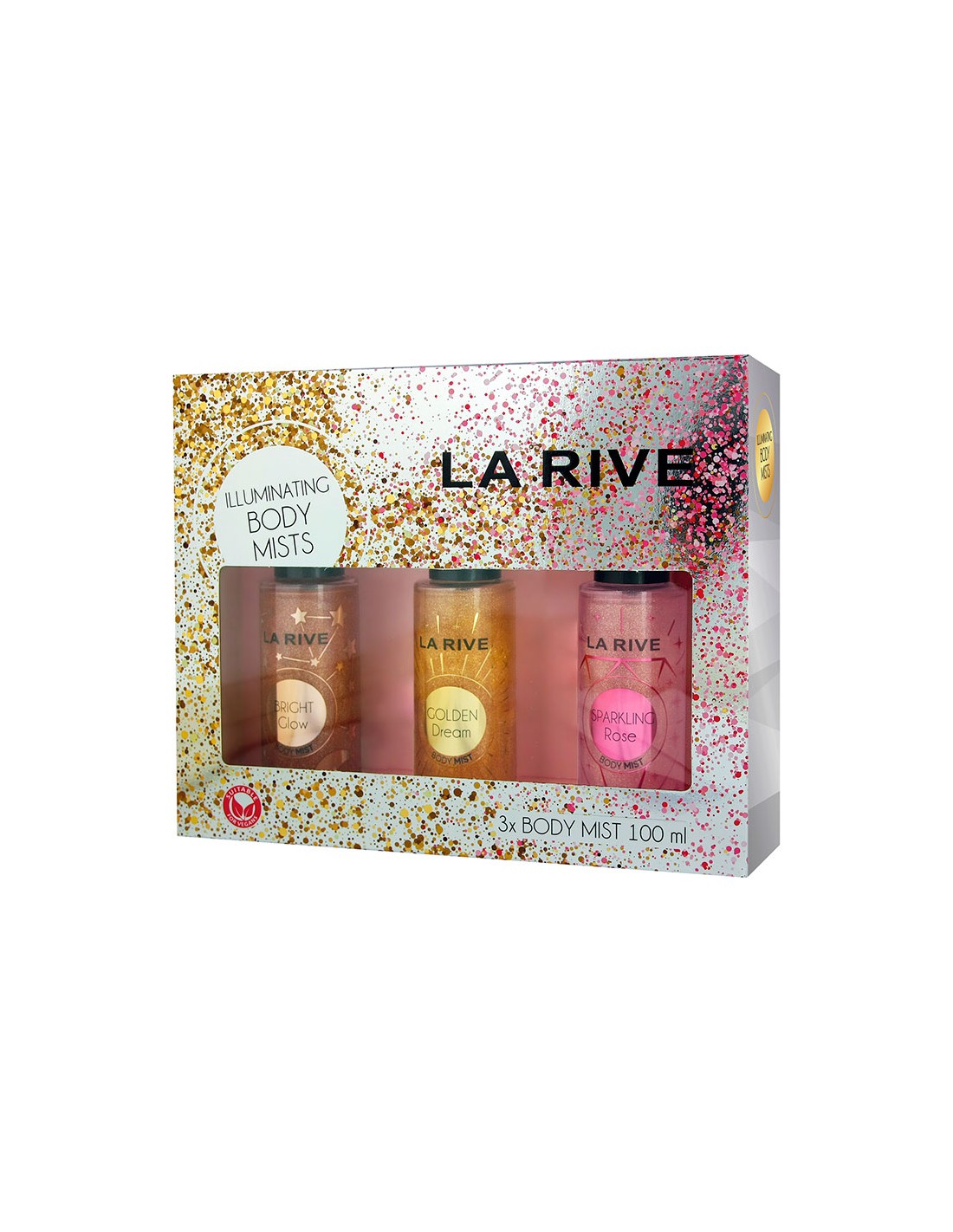 LA RIVE SET DE REGALO DE 3 BRUMAS ILUMINADORES DE 100ML