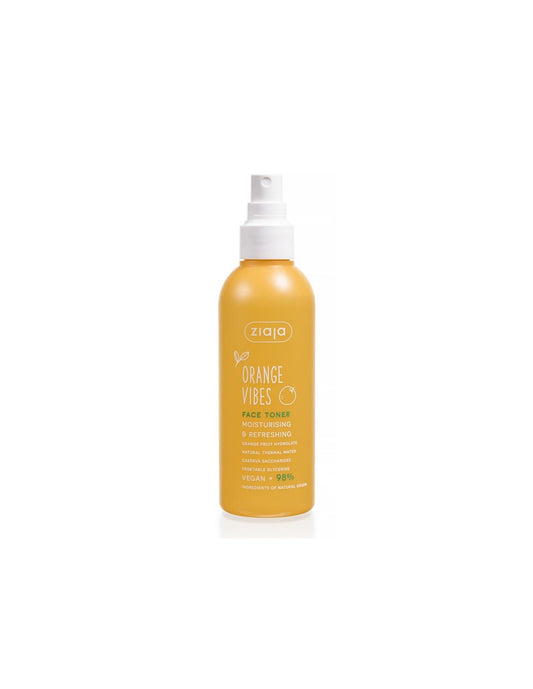 COCONUT & ORANGE VIBES TÓNICO FACIAL HIDRATANTE Y REFRESCANTE CON NOTAS  DE NARANJA DE ZIAJA