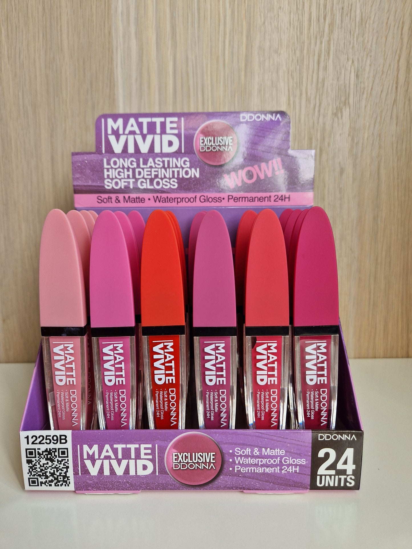 PINTALABIOS VIVID MATTE  PERMANENTE 24 HORAS DE  DDONNA