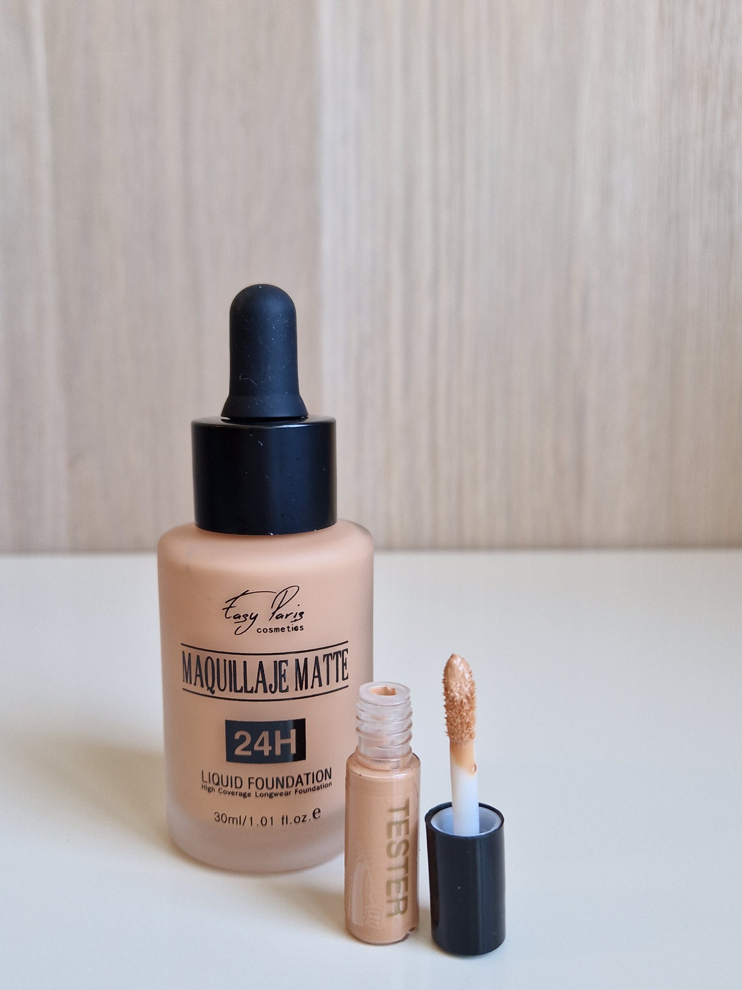 MAQUILLAJE FLUIDO MATTE ALTA COBERTURA DE EASY PARIS