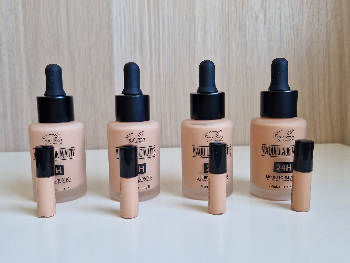 MAQUILLAJE FLUIDO MATTE ALTA COBERTURA DE EASY PARIS