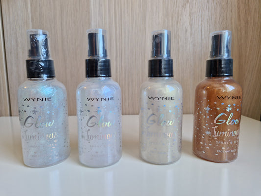 SPRAY PARA EL CUERPO  CON GLITTER DE WYNIE