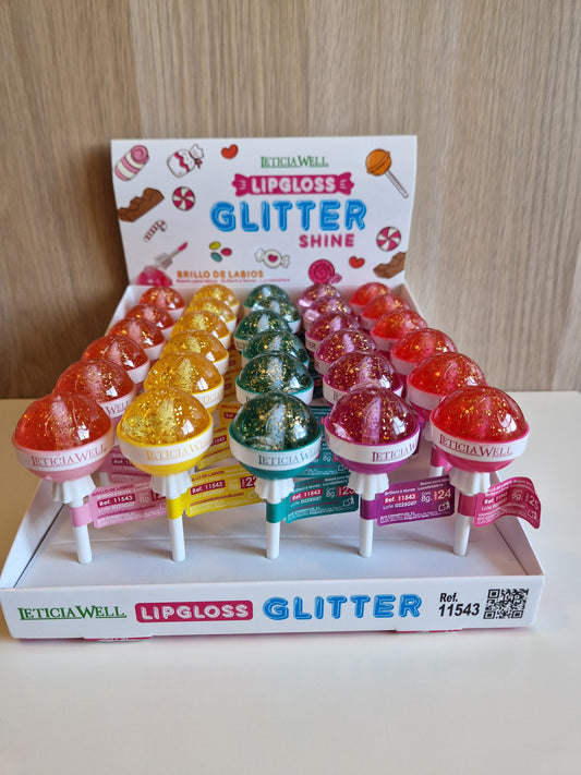 LIP GLOSS GLITTER CHUPA CHUPS DE LETICIA WELL