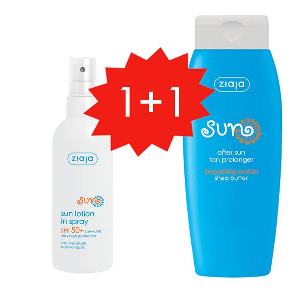 SET SUN PROTECTOR SOLAR HIDRATANTE EN SPRAY SPF50 + PROLONGADOR DEL BRONCEADO  AFTER SUN GRATIS¡gratis!