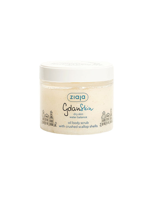 GDANSKIN EXFOLIANTE CORPORAL ACEITOSO CON CONCHAS DE VIEIRA MOLIDAS DE ZIAJA