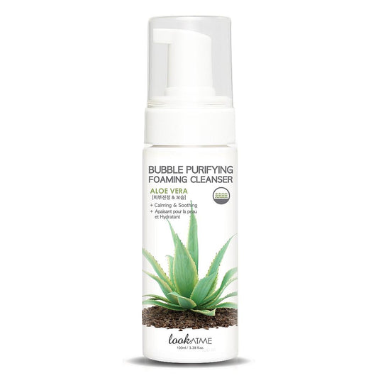 LIMPIADOR  FACIAL CALMANTE  EN ESPUMA CON ALOE VERA DE LOOKATME