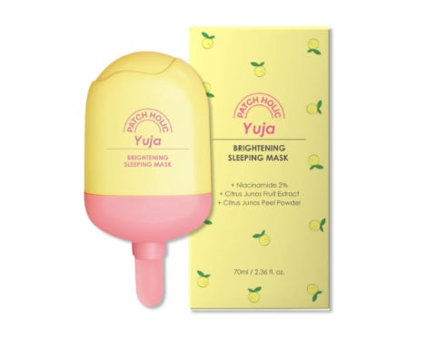 MASCARILLA DE NOCHE CON YUJA  PARA PIELES CANSADAS Y APAGADAS DE PATCH HOLIC