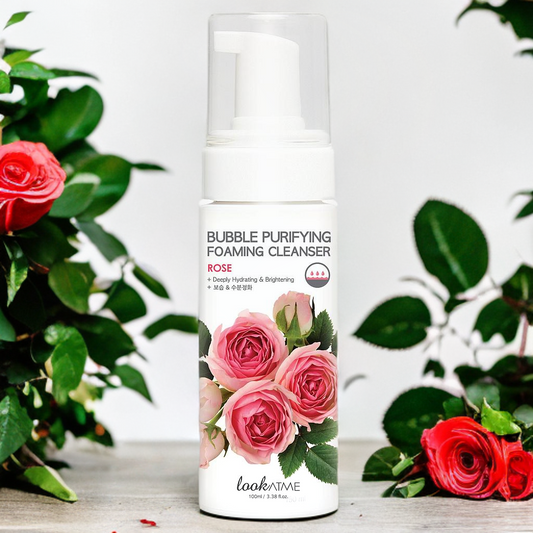 LIMPIADOR FACIAL ANTIEDAD EN ESPUMA CON EXTRACTO DE ROSA DE LOOKATME