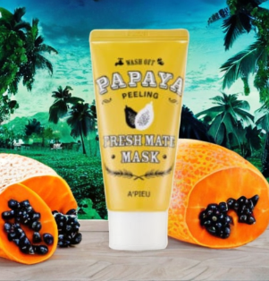 MASCARILLA EXOLIANTE WASH-OFF  CON EXTRACTO DE PAPAYA  DE A´PIEU