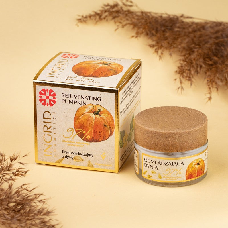 CREMA FACIAL REJUVENECEDORA DE CALABAZA DE INGRID COSMETICS