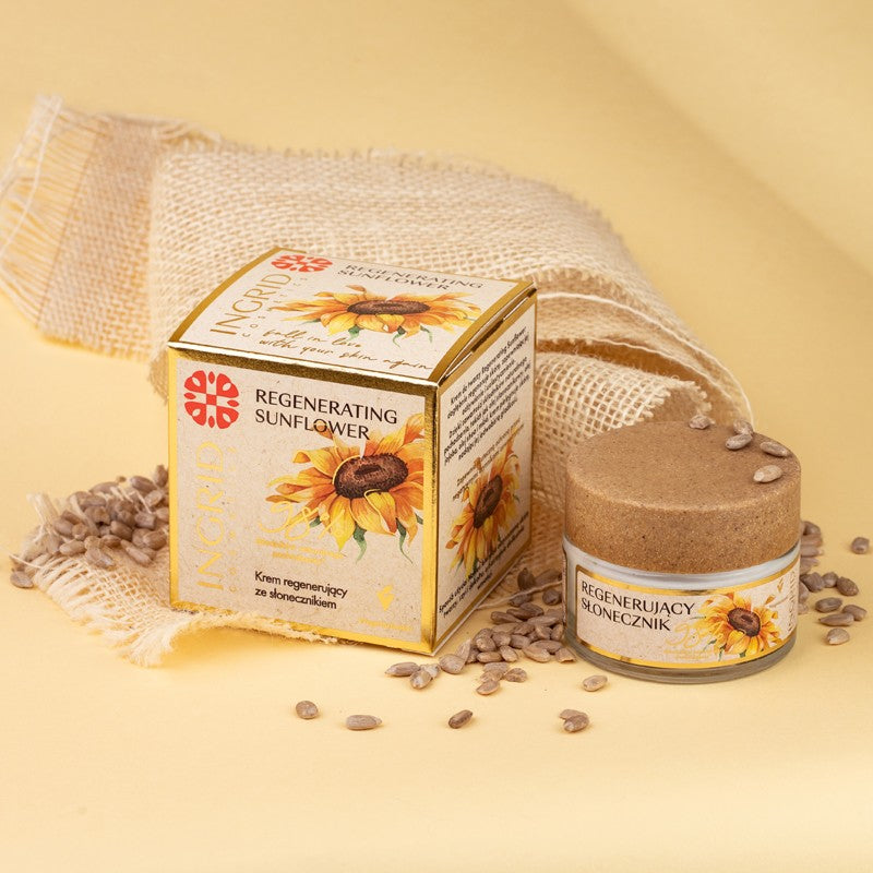 CREMA FACIAL REGENERADORA DE GIRASOL DE INGRID COSMETICS