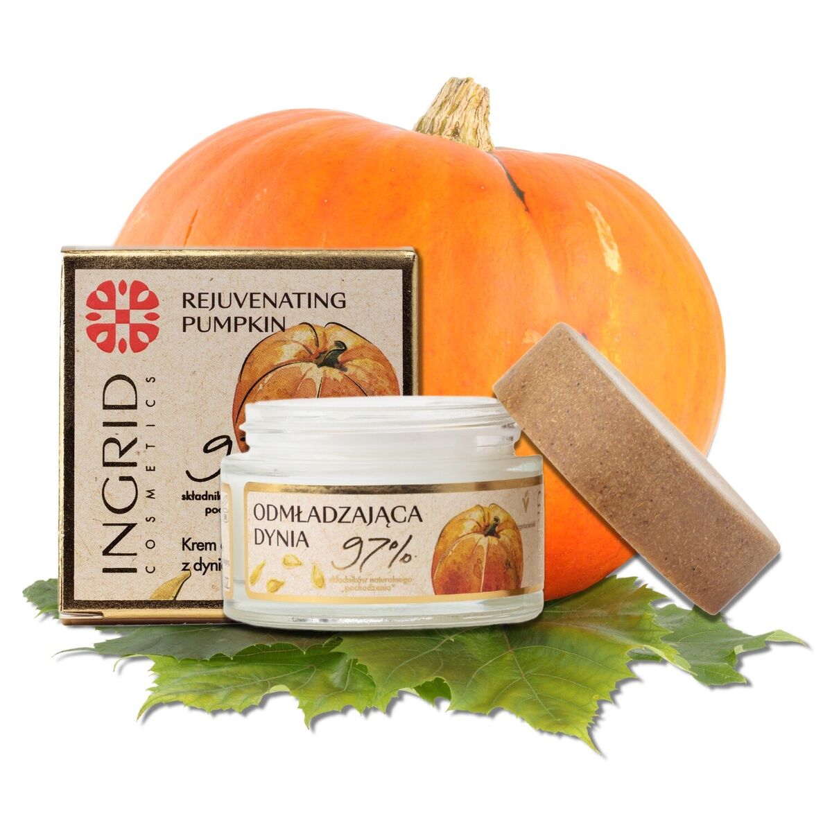 CREMA FACIAL REJUVENECEDORA DE CALABAZA DE INGRID COSMETICS